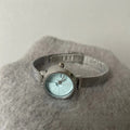 Blue mother-of-pearl dial watch - women's elegant, niche, high-end, exquisite quartz watch