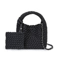 Handmade woven cabbage basket, neoprene mini bucket bag, single shoulder crossbody bag, exquisite and cute handbag