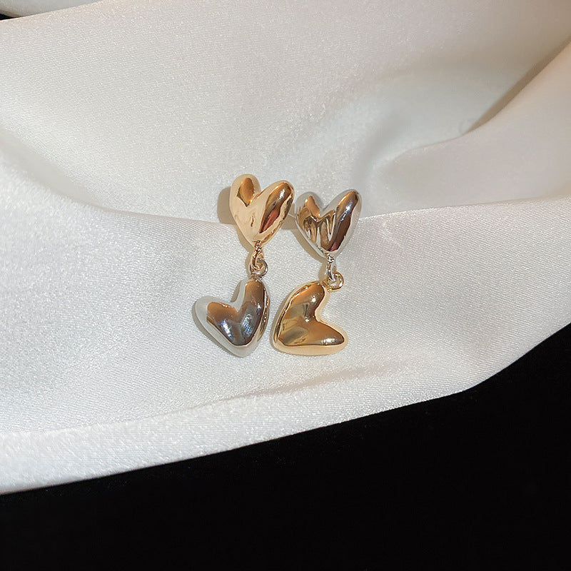 Real gold electroplated silver needle pearl flower earrings fashionelegant earrings accessible luxuryclassy earrings