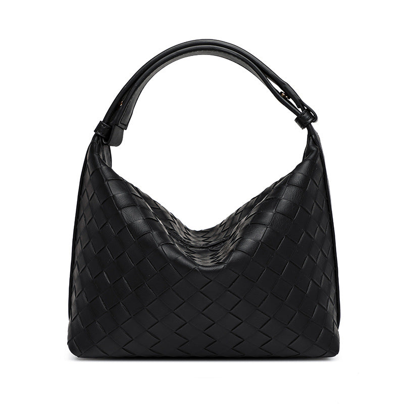 Cross-border explosion BV same lunch box bag, handwoven bag, versatile handbag, casual versatile shoulder underarm bag, women