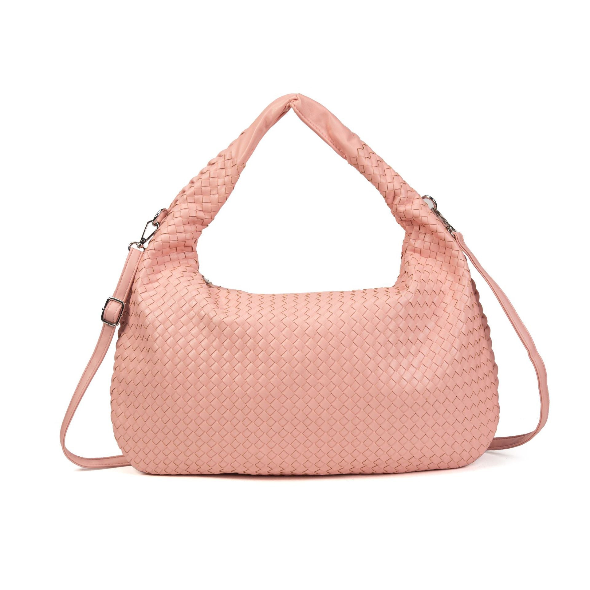 Woven knotted croissant bag 2026 new premium underarm bag soft leather commuter tote for women
