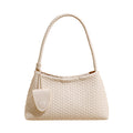 Woven textured underarm dumpling bag - women's 2026 new arrival, versatile commuter shoulder & handbag