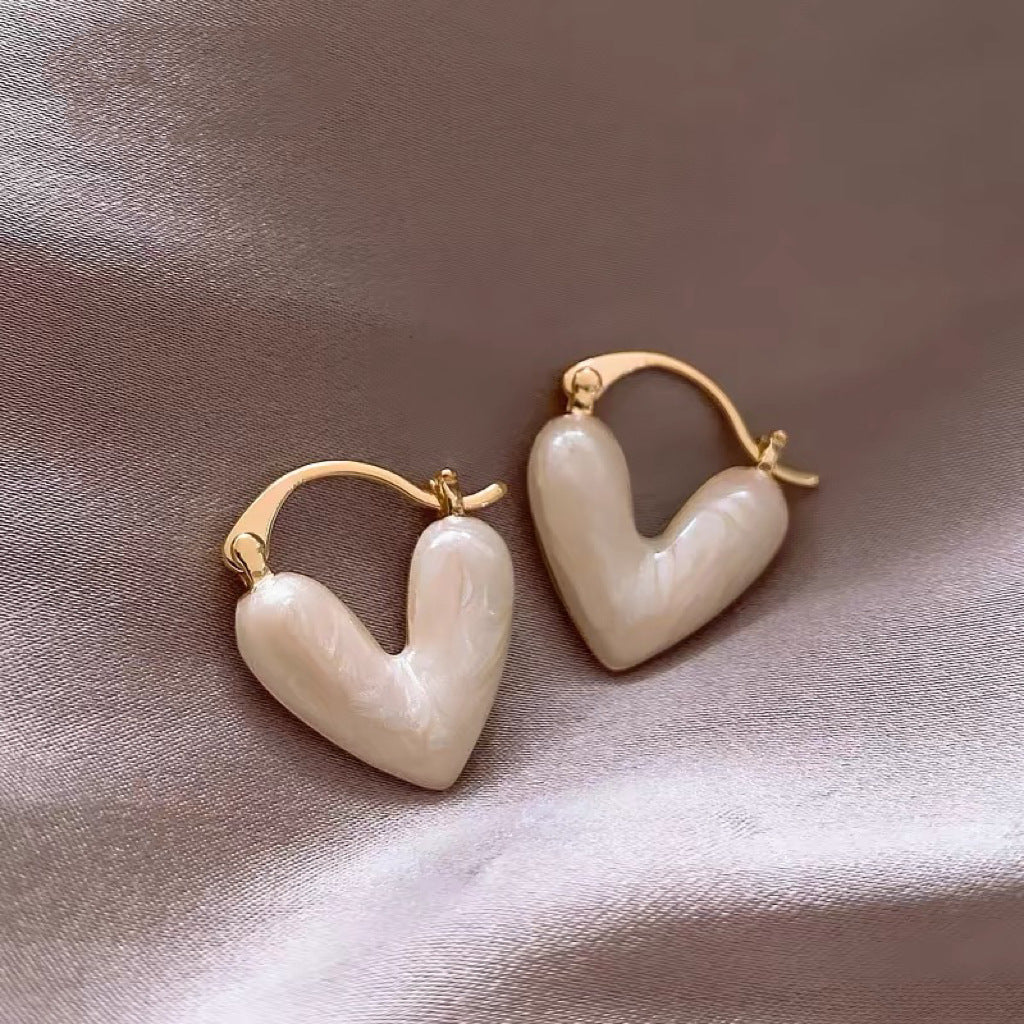 Real gold electroplated silver needle pearl flower earrings fashionelegant earrings accessible luxuryclassy earrings
