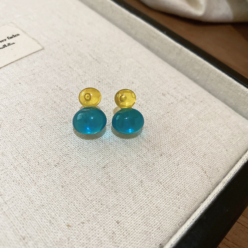 Real gold electroplated silver needle pearl flower earrings fashionelegant earrings accessible luxuryclassy earrings
