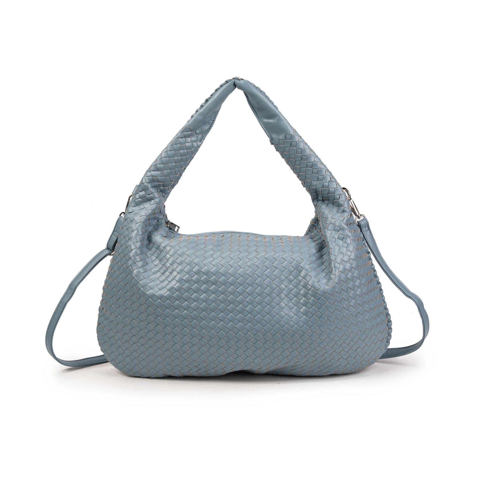 Woven knotted croissant bag 2026 new premium underarm bag soft leather commuter tote for women