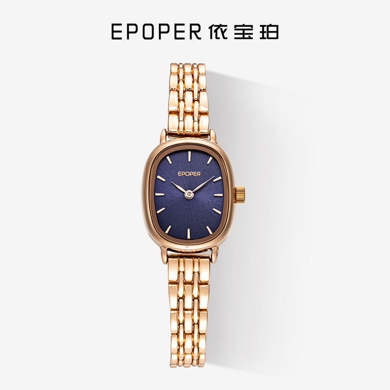 Women's watch: lightweight luxury, high-style design, stainless steel band, ladies' wristwatch, waterproof, retro chic
