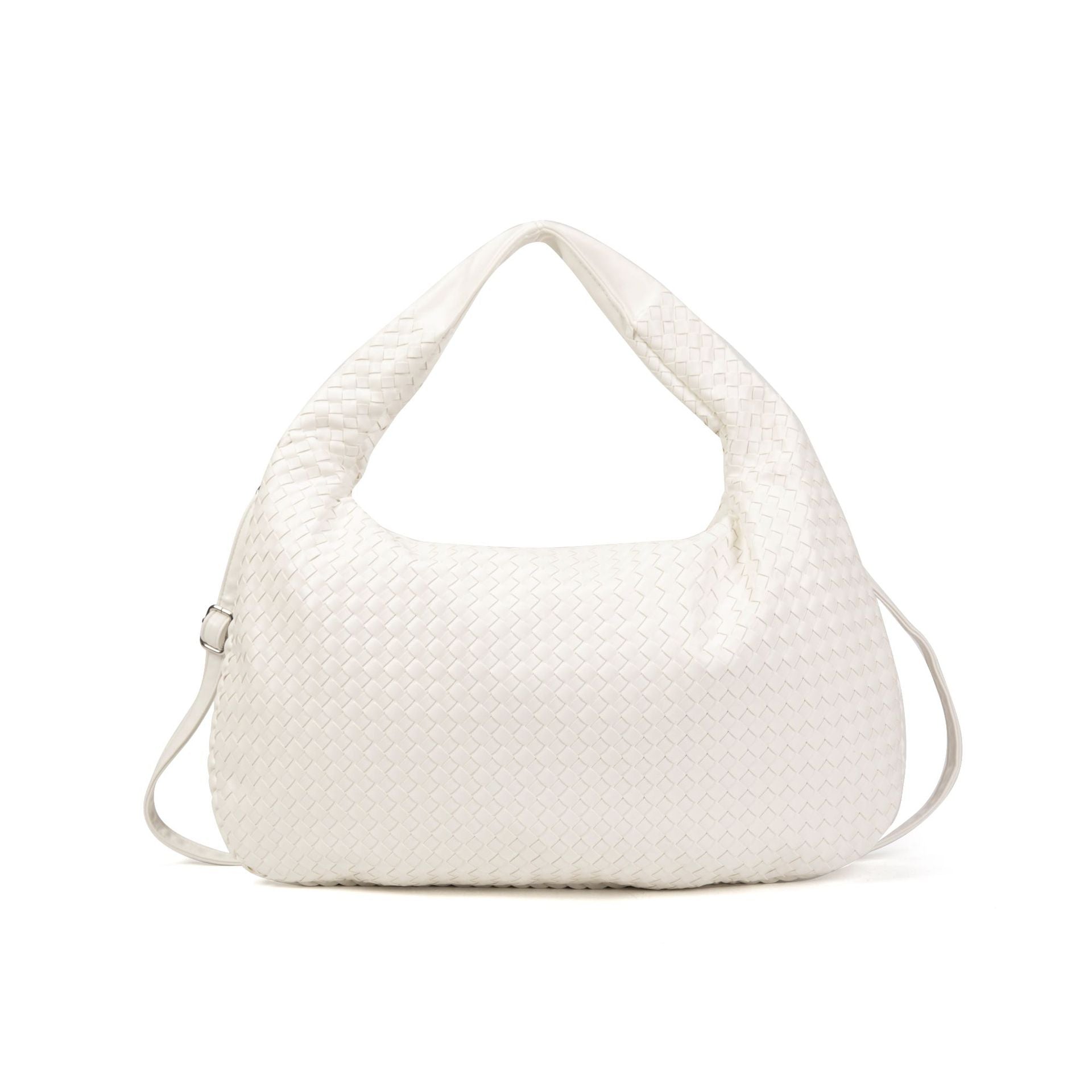 Woven knotted croissant bag 2026 new premium underarm bag soft leather commuter tote for women
