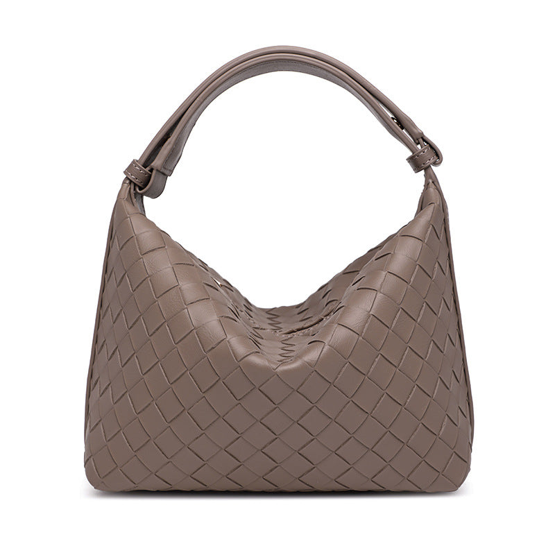 Cross-border explosion BV same lunch box bag, handwoven bag, versatile handbag, casual versatile shoulder underarm bag, women