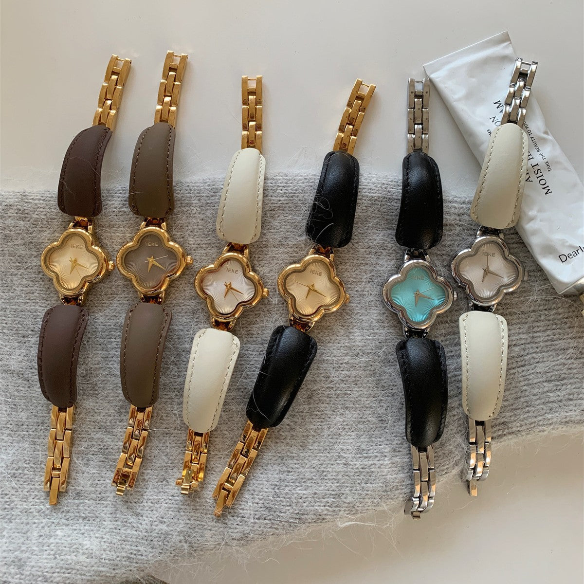 four-leaf clover accessible luxury belt women's watch medieval chain high-end bracelet watch