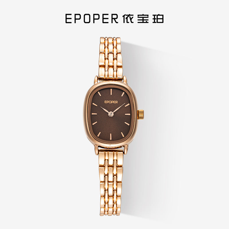 Women's watch: lightweight luxury, high-style design, stainless steel band, ladies' wristwatch, waterproof, retro chic
