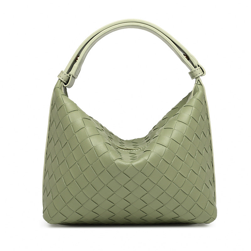 Cross-border explosion BV same lunch box bag, handwoven bag, versatile handbag, casual versatile shoulder underarm bag, women
