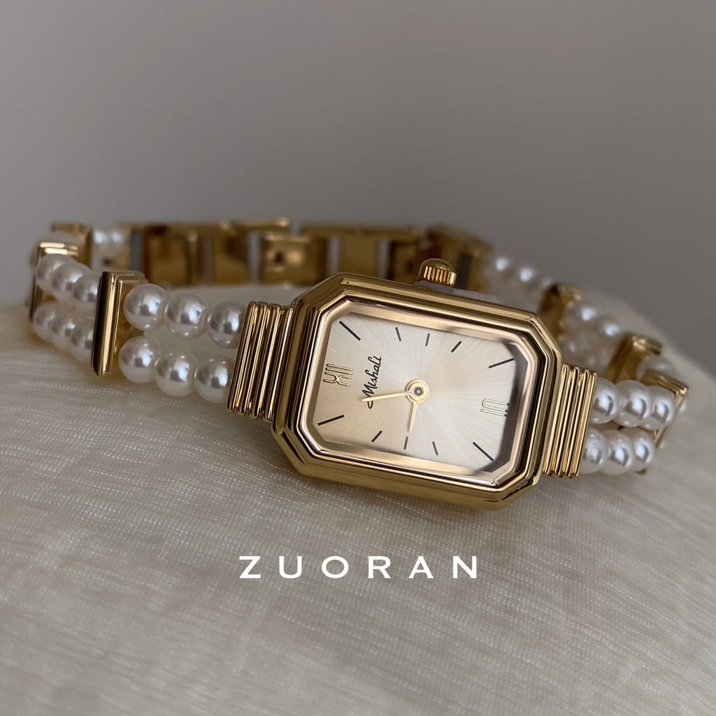 Gentle elegance classy pearl watch luxury lady elegant women's watch hot sale