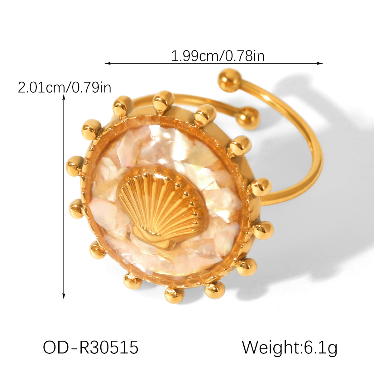 Preserved flower ring: luxurious, high-end, dopamine-filled, fashionable, versatile, open adjustable ring
