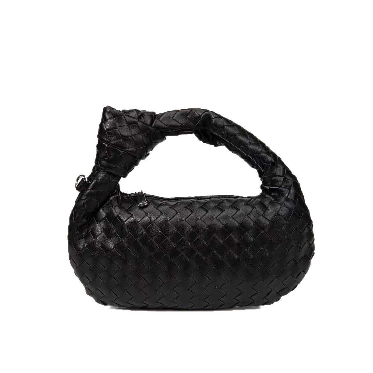 Woven knotted croissant bag 2026 new premium underarm bag soft leather commuter tote for women