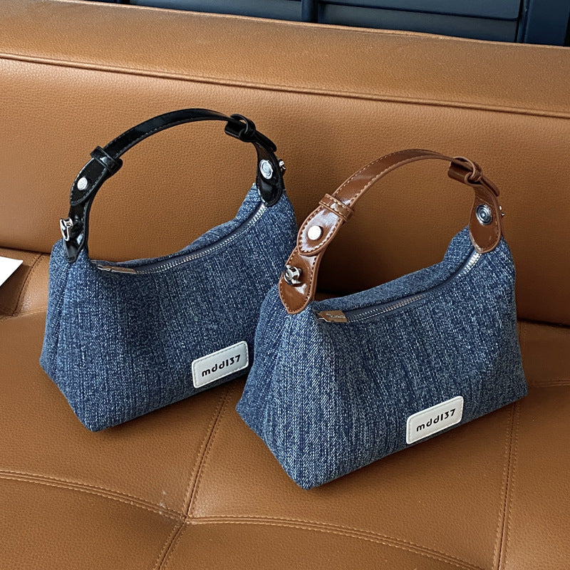 Exquisite and trendy denim bag for women - 2026 new fashionable versatile crossbody bag, perfect for everyday use
