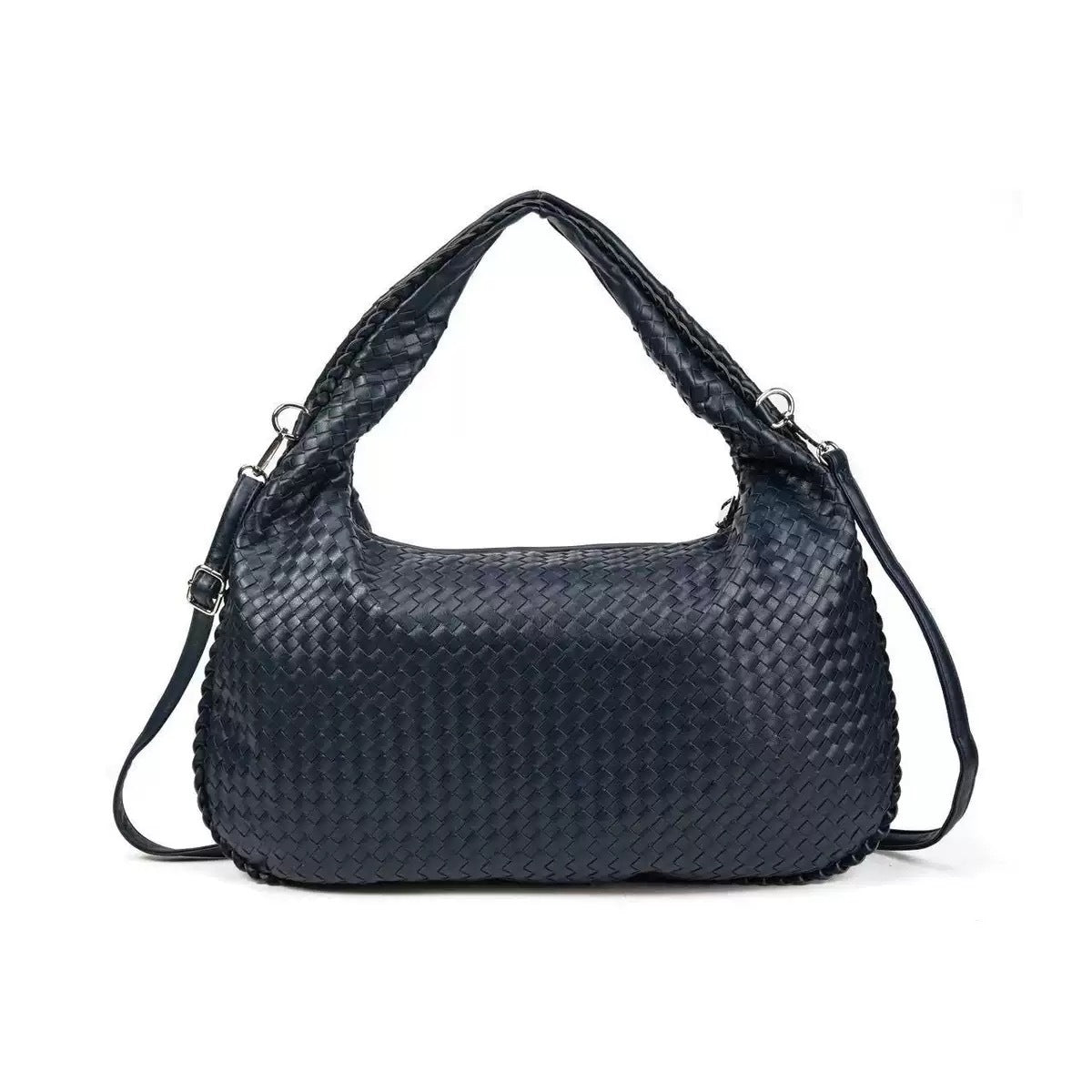 Woven knotted croissant bag 2026 new premium underarm bag soft leather commuter tote for women