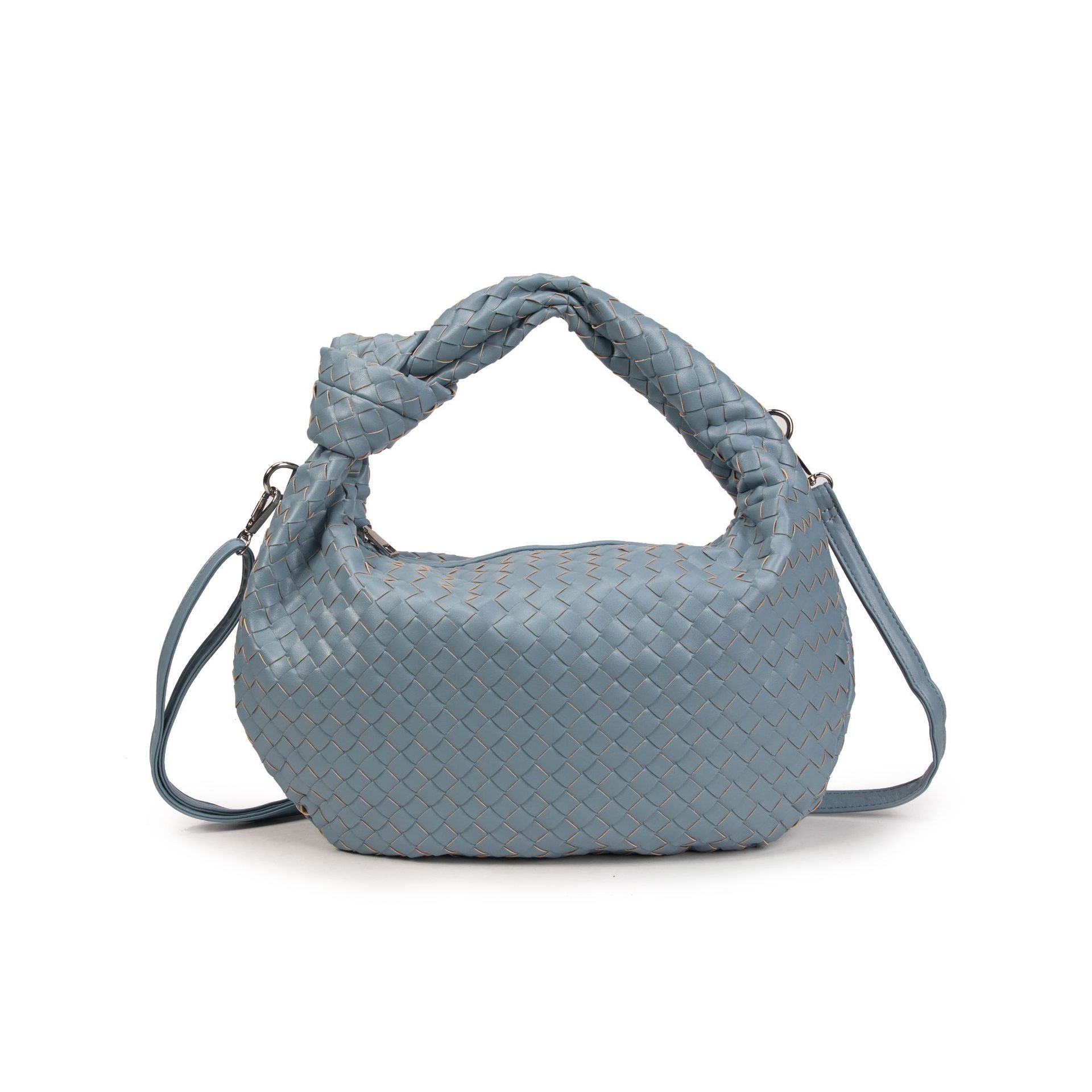 Woven knotted croissant bag 2026 new premium underarm bag soft leather commuter tote for women