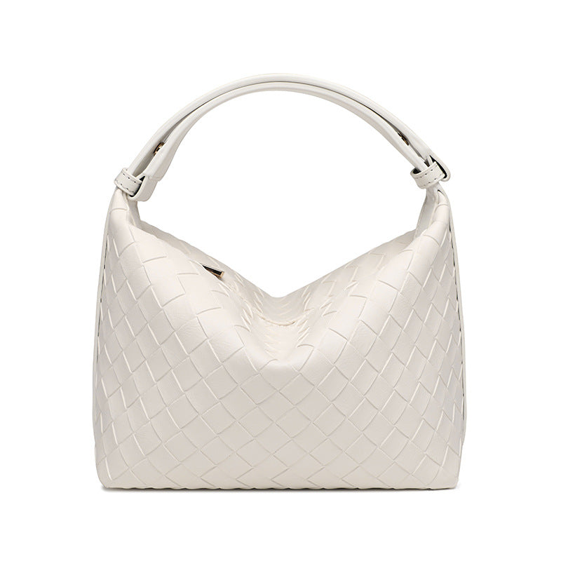 Cross-border explosion BV same lunch box bag, handwoven bag, versatile handbag, casual versatile shoulder underarm bag, women