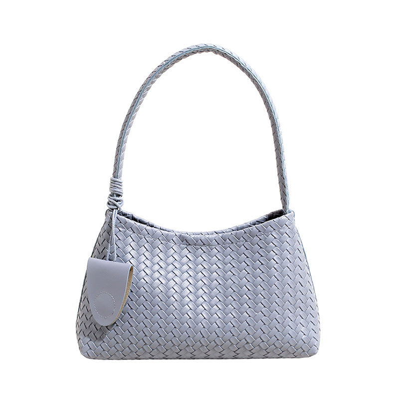 Woven textured underarm dumpling bag - women's 2026 new arrival, versatile commuter shoulder & handbag