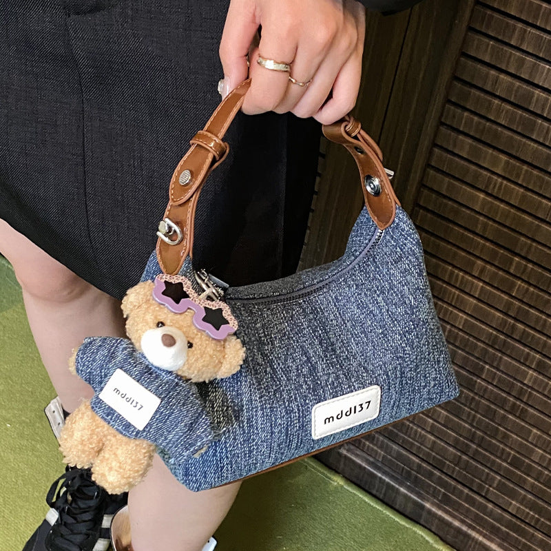 Exquisite and trendy denim bag for women - 2026 new fashionable versatile crossbody bag, perfect for everyday use