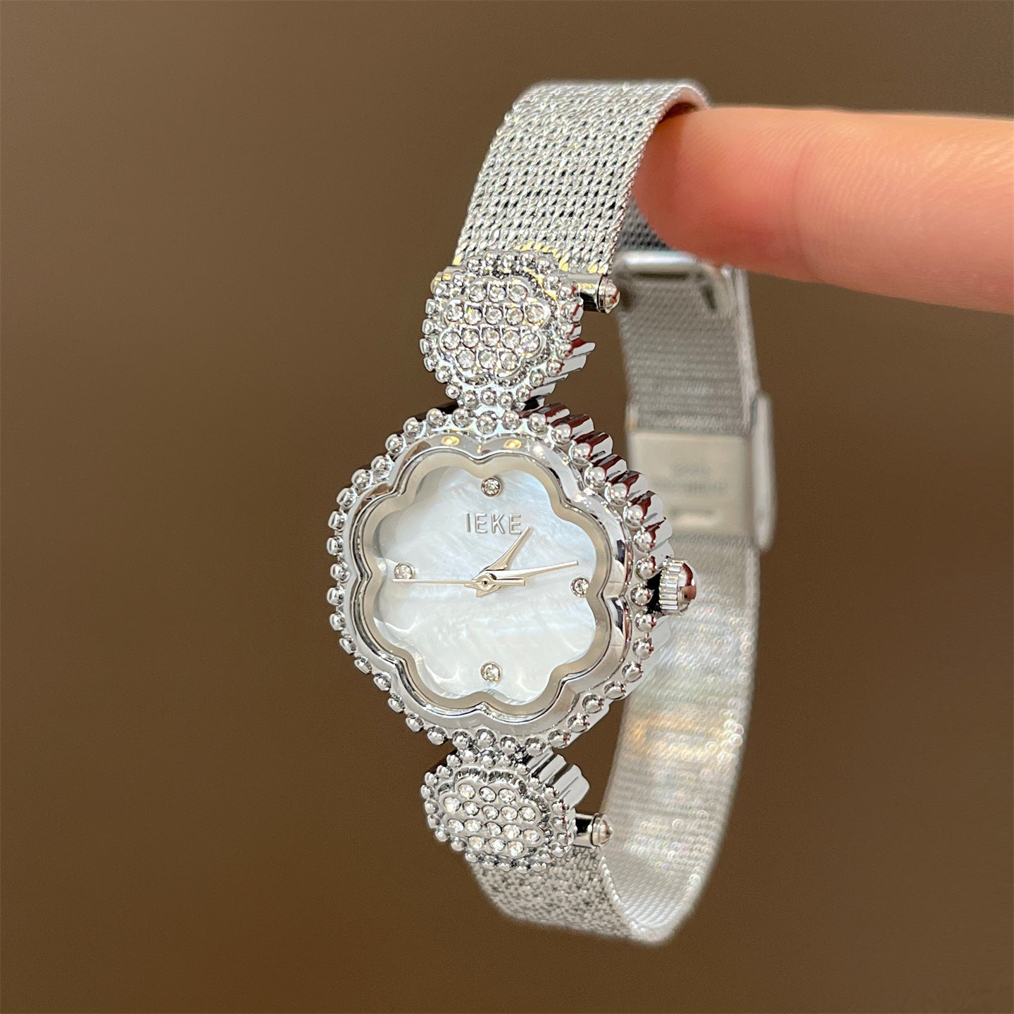 Xiaoxiangfeng camellia mesh watch women's medieval style accessible luxuryniche style exquisite fashion women's watch