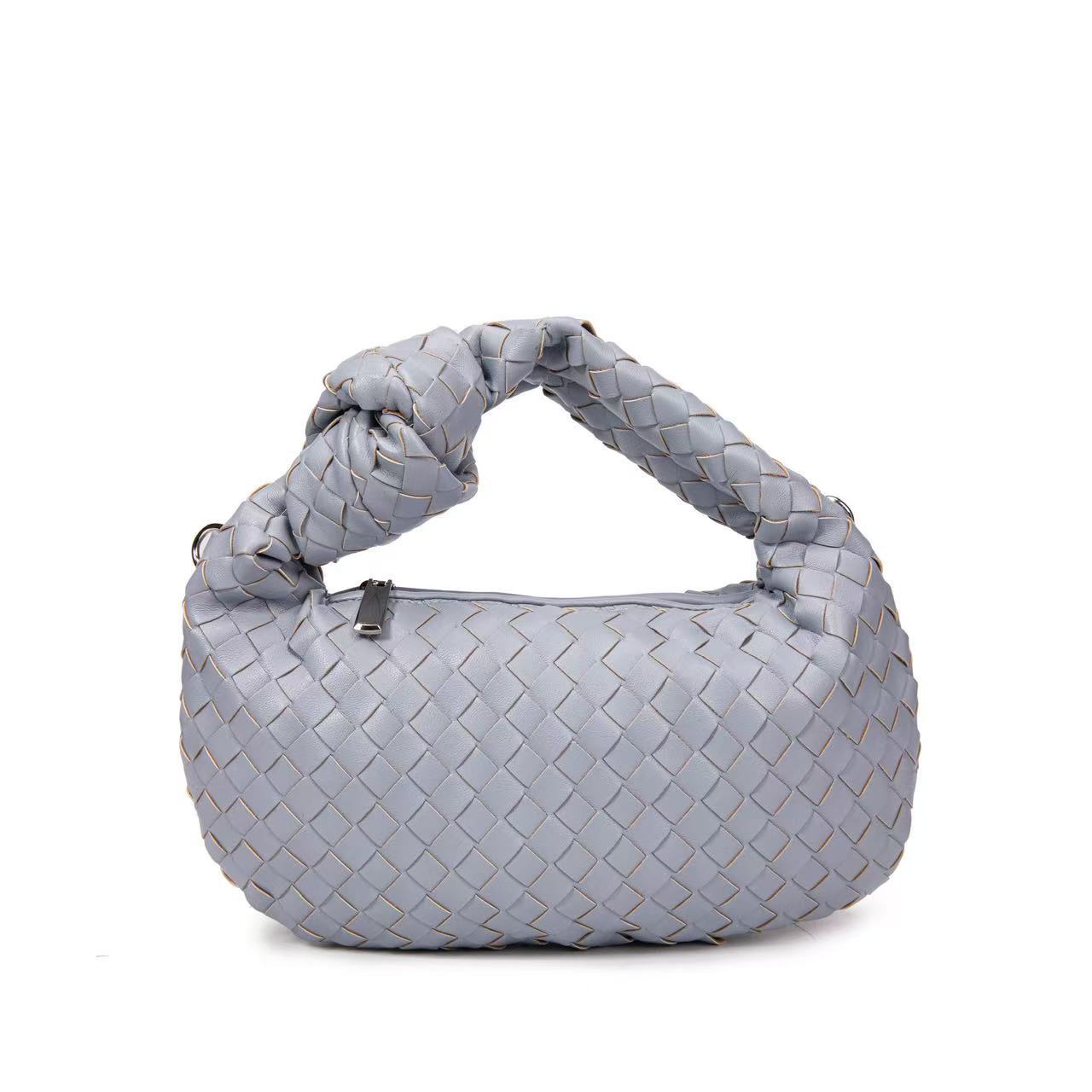 Woven knotted croissant bag 2026 new premium underarm bag soft leather commuter tote for women