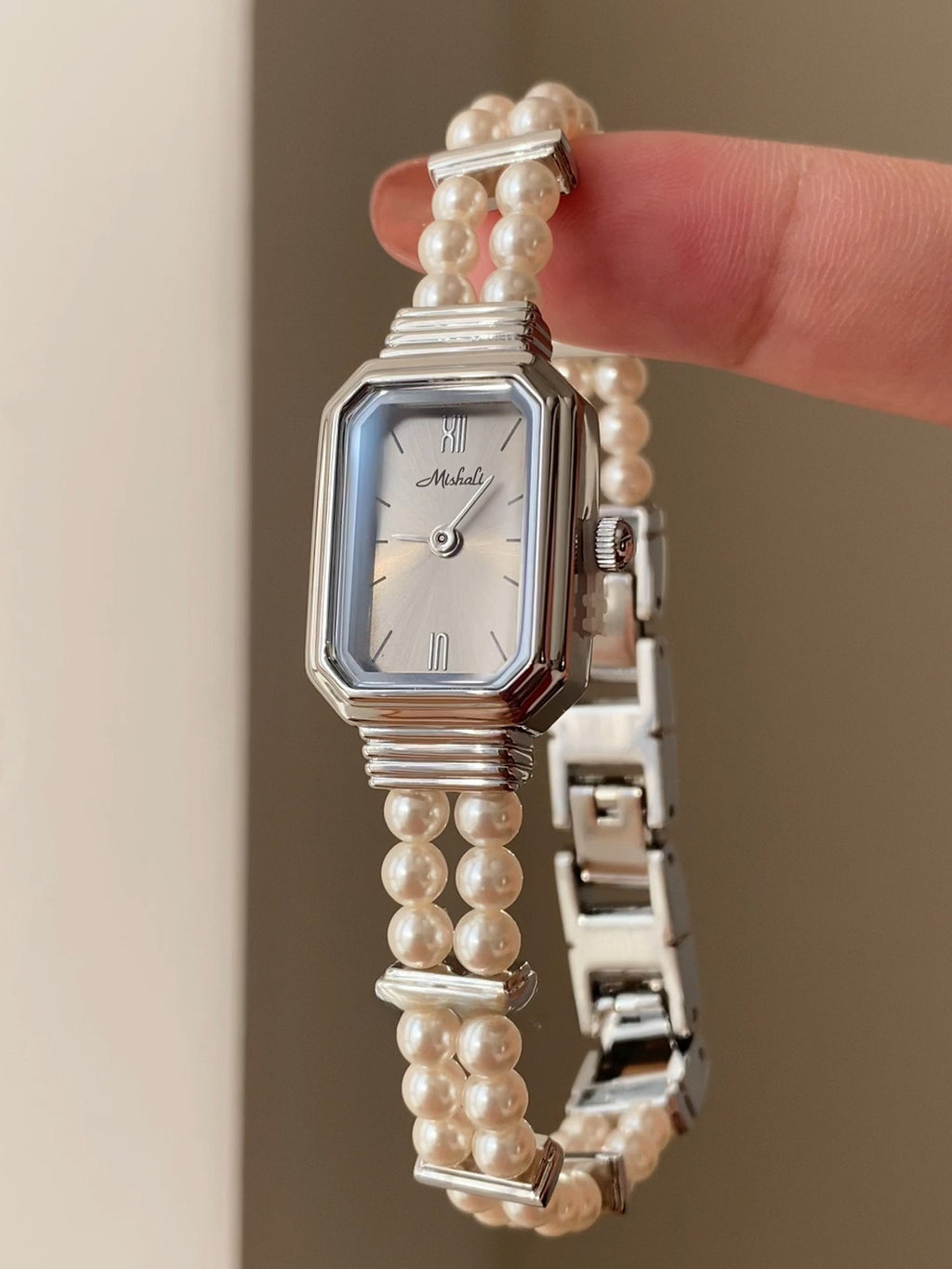 Gentle elegance classy pearl watch luxury lady elegant women's watch hot sale