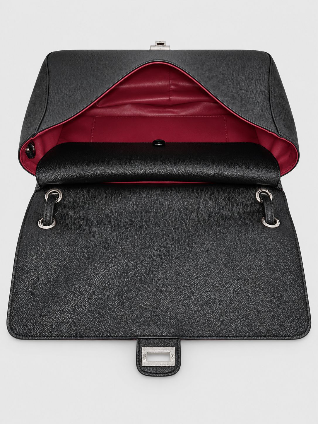 VVISAY Vintage Lock Shoulder Bag detail 11