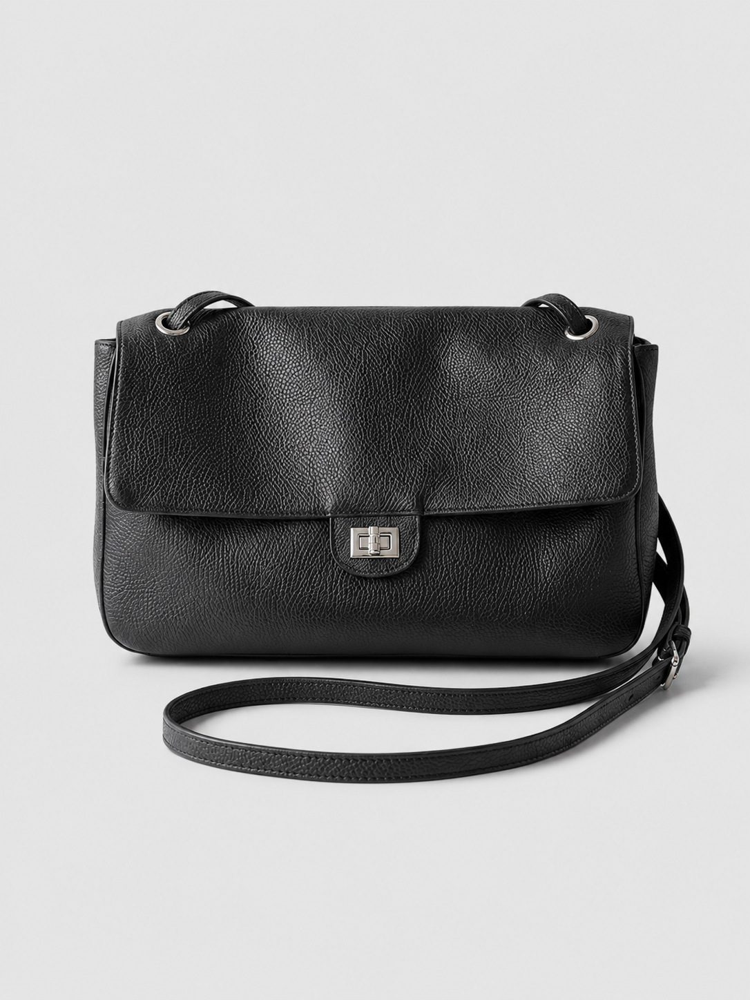 VVISAY Vintage Lock Shoulder Bag detail 13