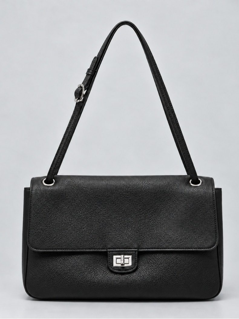 VVISAY Vintage Lock Shoulder Bag detail 6
